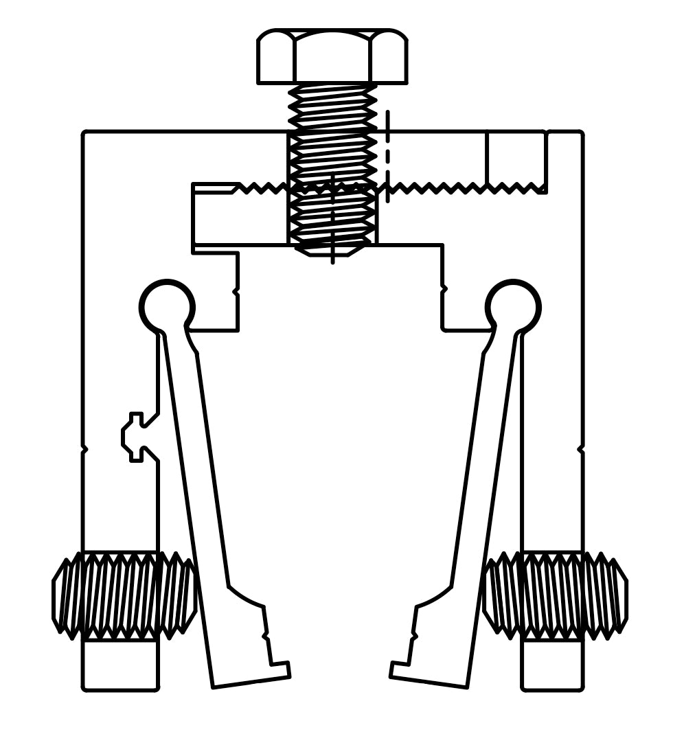 SI134LXS Clamp Drawing